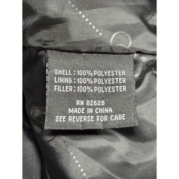 Southpole Jacket Women Medium Purple Hooded Puffer Faux Fur Winter Y2k Quilted - Picture 12 of 15